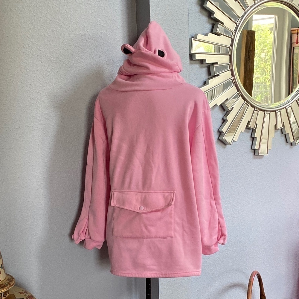 Hoodie Frog Zip it up or not Face w ears and Frog Feet - Picture 6 of 13
